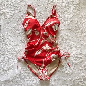 Kona Sol One Piece Floral Swimsuit